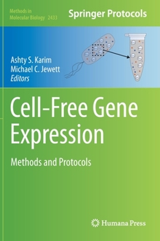 Hardcover Cell-Free Gene Expression: Methods and Protocols Book