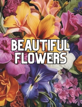 Paperback Color With Me: Beautiful Flowers Book