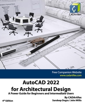 Paperback AutoCAD 2022 for Architectural Design: A Power Guide for Beginners and Intermediate Users Book