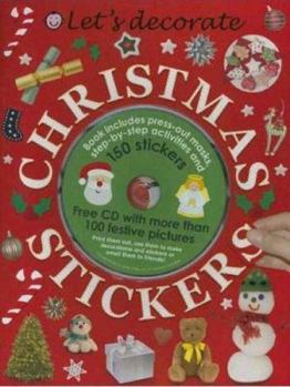 Paperback Let's Decorate Christmas Stickers Book