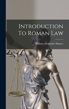 Hardcover Introduction To Roman Law Book