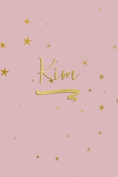 Paperback Kim: Personalized Journal to Write In - Rose Gold Line Journal Book