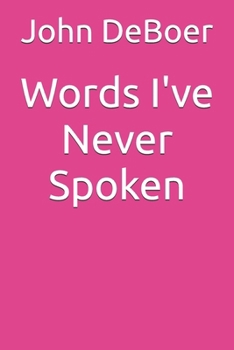 Paperback Word's I Never Spoken Book