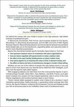 Paperback Beyond the Scoreboard: An Insider's Guide to the Business of Sport Book