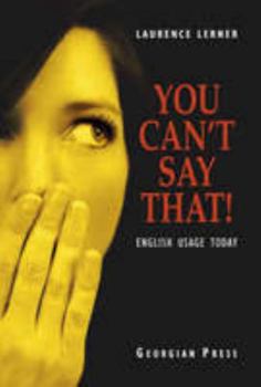 Paperback You Can't Say That! Book