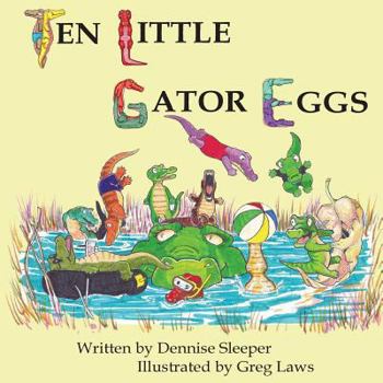 Paperback Ten Little Gator Eggs Book