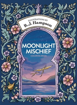 Hardcover Moonlight Mischief Coloring Book