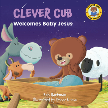 Paperback Clever Cub Welcomes Baby Jesus Book