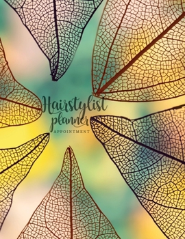 Hairstylist planner Appointment: 2 columns per 1 page  Appointment Book Floral Watercolor, Appointment Book for Salons, Spas, Hair Stylist, Beauty  Time slots 7AM-8PM