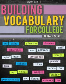 Paperback Building Vocabulary for College Book