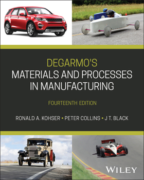 Hardcover Degarmo's Materials and Processes in Manufacturing Book