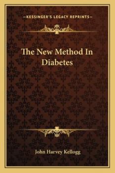 Paperback The New Method In Diabetes Book