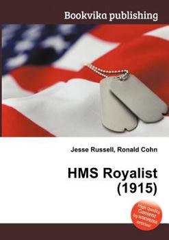 Paperback HMS Royalist (1915) Book