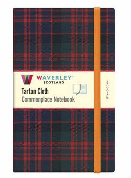 Hardcover Waverley Commonplace Notebooks: MacDonald Tartan Cloth Large Notebook (21 x 13cm) Book