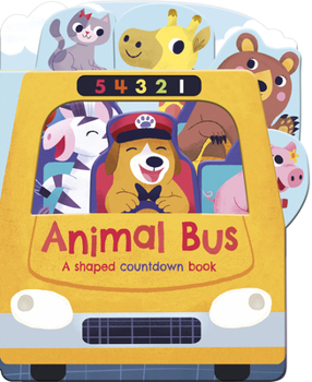 Board book Animal Bus: A Shaped Countdown Book