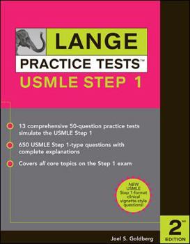 Paperback Lange Practice Tests for the USMLE Step 1 Book