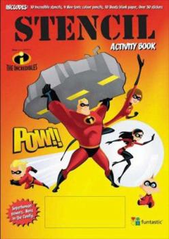 Board book The 'Incredibles : Stencil Activity Book