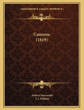 Paperback Canzone (1819) Book