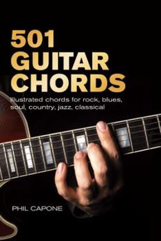 Spiral-bound 501 Guitar Chords: Illustrated Chords for Rock, Blues, Soul, Country, Jazz, Classical, Spanish Book