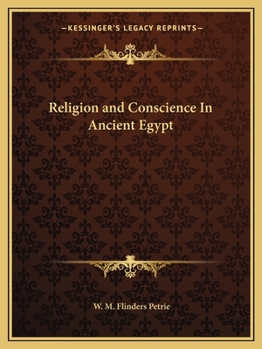 Paperback Religion and Conscience In Ancient Egypt Book