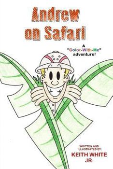 Paperback Andrew on Safari: A Color-With-Me Adventure Book