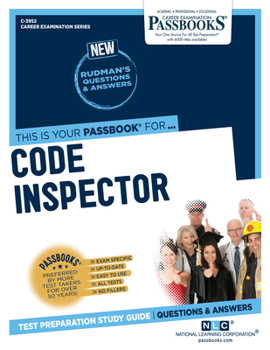 Paperback Code Inspector (C-3952): Passbooks Study Guide Volume 3952 Book