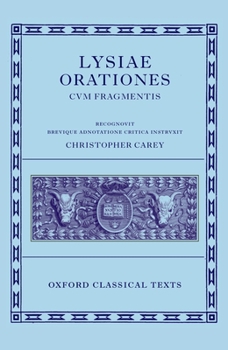 Hardcover Lysiae Orationes Cum Fragmentis Book