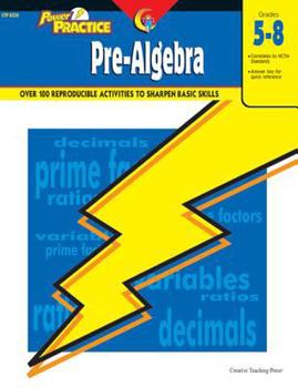 Paperback Pre-Algebra Power Practice Series Book