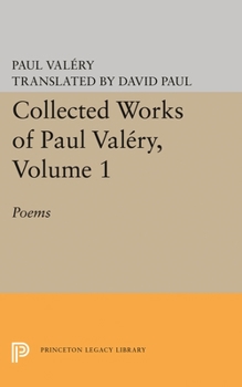 Hardcover Collected Works of Paul Valery, Volume 1: Poems Book