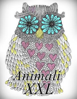 Paperback Animali XXL: Libro Da Colorare Per Bambini E Adulti [Italian] Book