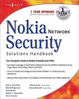 Paperback Nokia Network Security Solutions Handbook Book