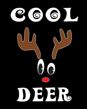 Paperback Cool Deer: Deer Elk Antler Hunting Hobby 2020 Monthly Planner Dated Journal 8" x 10" 110 pages Book