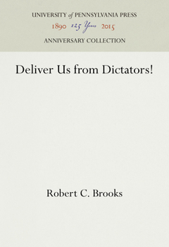 Hardcover Deliver Us from Dictators! Book