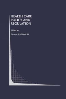 Paperback Health Care Policy and Regulation Book