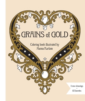 Hardcover Grains of Gold Coloring Book