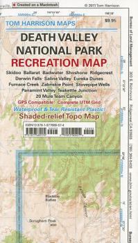 Map Death Valley National Park Recreation Map Book