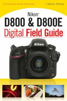 Paperback Nikon D800 & D800E Digital Field Guide Book