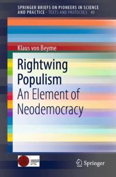 Paperback Rightwing Populism: An Element of Neodemocracy Book