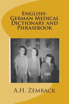 Paperback English-German Medical Dictionary and Phrasebook Book