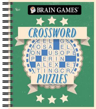 Spiral-bound Brain Games - Crossword Puzzles (a Brainy and Intellectual Challenge) Book