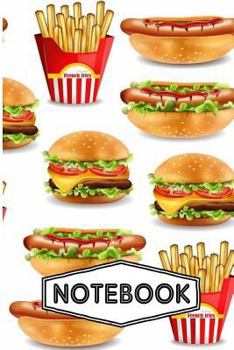 Notebook : Junkfood : Journal Diary, Lined Pages (Composition Book Journal) (6 X 9 )