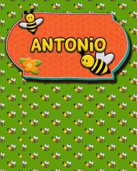 Paperback Handwriting Practice 120 Page Honey Bee Book Antonio: Primary Grades Handwriting Book K-2 Book