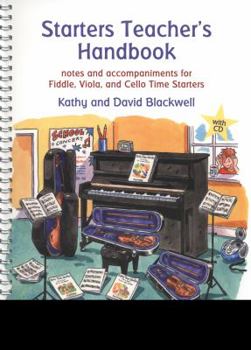 Sheet music Starters Teacher's Handbook: Notes and accompaniments for Fiddle, Viola, and Cello Time Starters (All String Time) Book