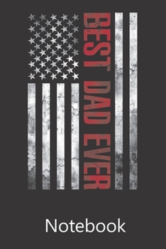 Best Dad Ever Red Lind: Blank Lined Notebook, Notepad, Journal, To Do Lists, Composition Book for School Diary Christmas Birthday Gifts