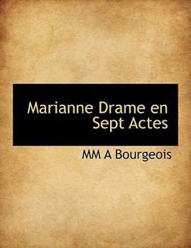 Paperback Marianne Drame En Sept Actes Book