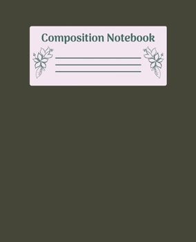 Paperback Composition Notebook: Wide Ruled Notebooks Paper - Composition Notebook (Diary, Journal) 7.5x9.25in 110 Pages Wide Ruled Notebooks Paper Book