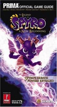 Paperback The Legend of Spyro: A New Beginning: Prima Official Game Guide Book