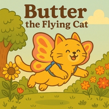 Paperback Butter the Flying Cat: A heartwarming story about dreams, courage, and fluffy wings. Book