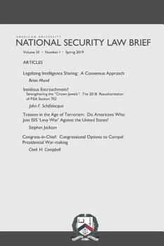 Paperback American University National Security Law Brief Book