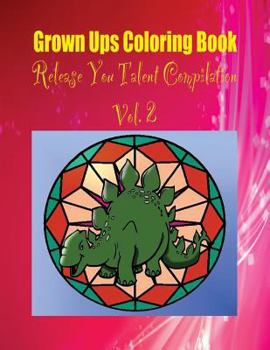Paperback Grown Ups Coloring Book Release You Talent Compilation Vol. 2 Mandalas Book